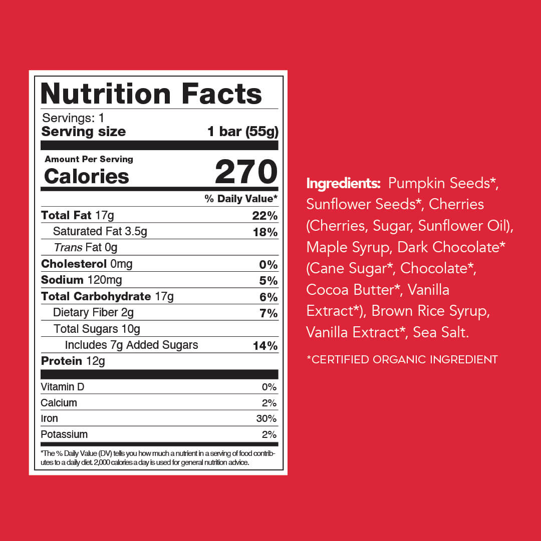 Chocolate Cherry Protein Bar (9 Bar Box)
