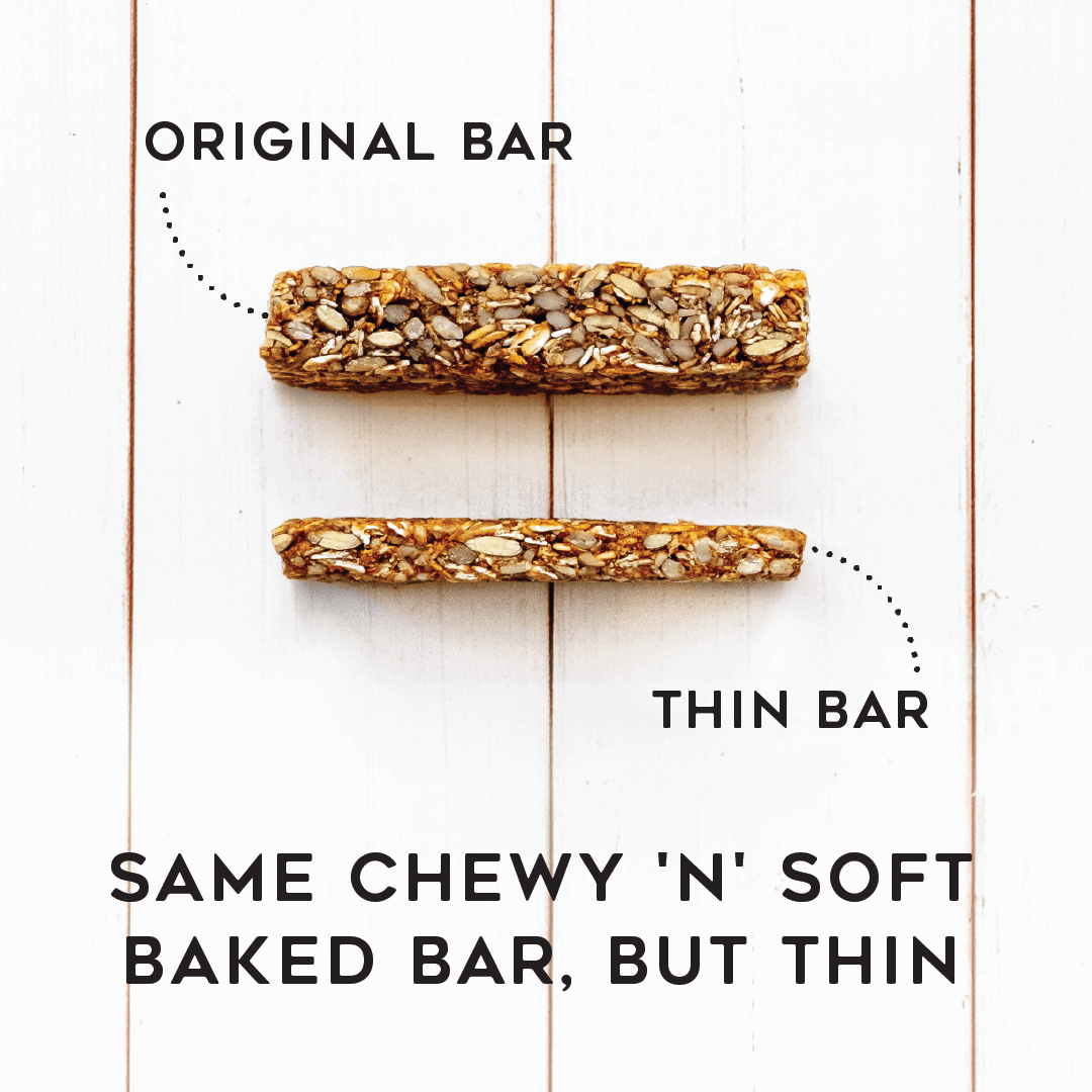 Dark Chocolate Sea Salt Seed + Oat Thin Bars (18 Bars)