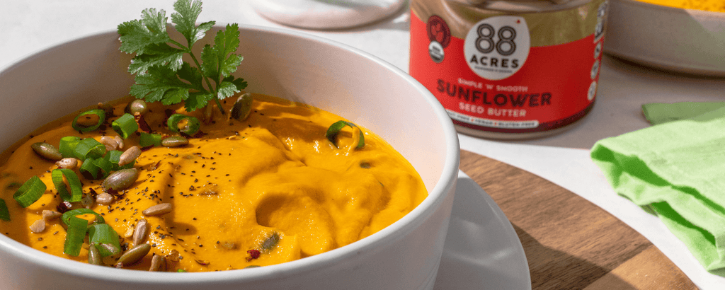 Roasted Carrot & Ginger Spiced Soup