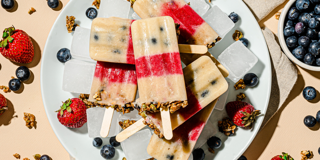 Summer Berry Breakfast Pops