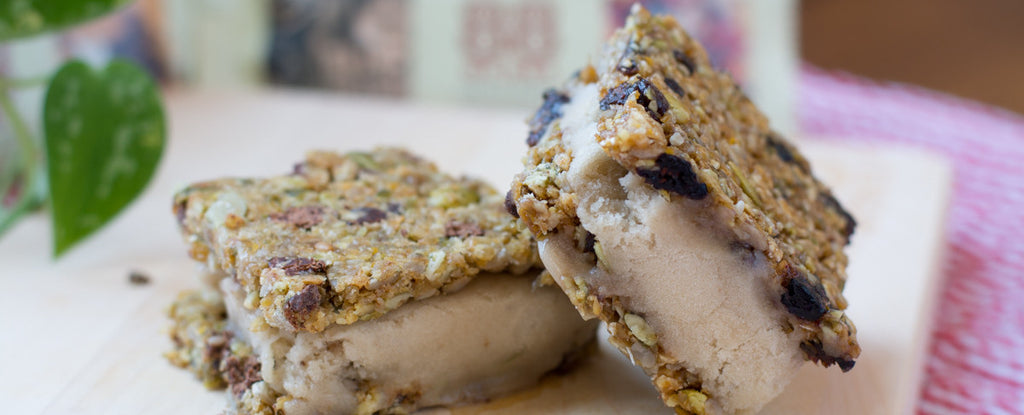 Seed Bar “Nice Cream” Sandwich (Gluten-Free and Dairy-Free)