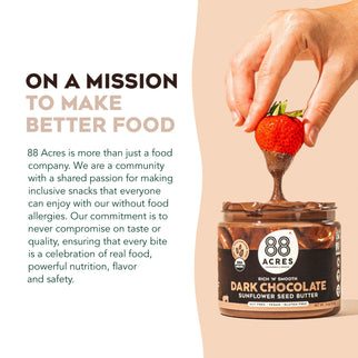 Dark Chocolate Sunflower Seed Butter (14 oz Jar)
