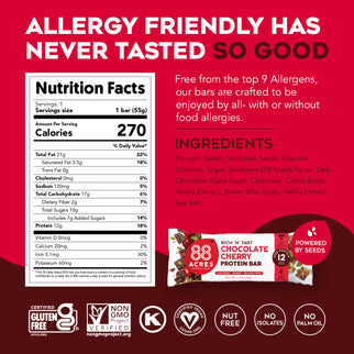 Chocolate Cherry Protein Bar (9 Bars)