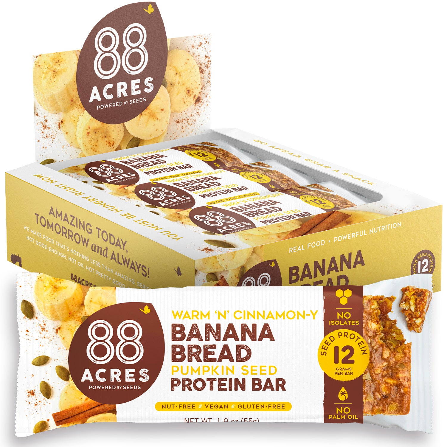 Banana Bread Protein Bars (9 Bars)