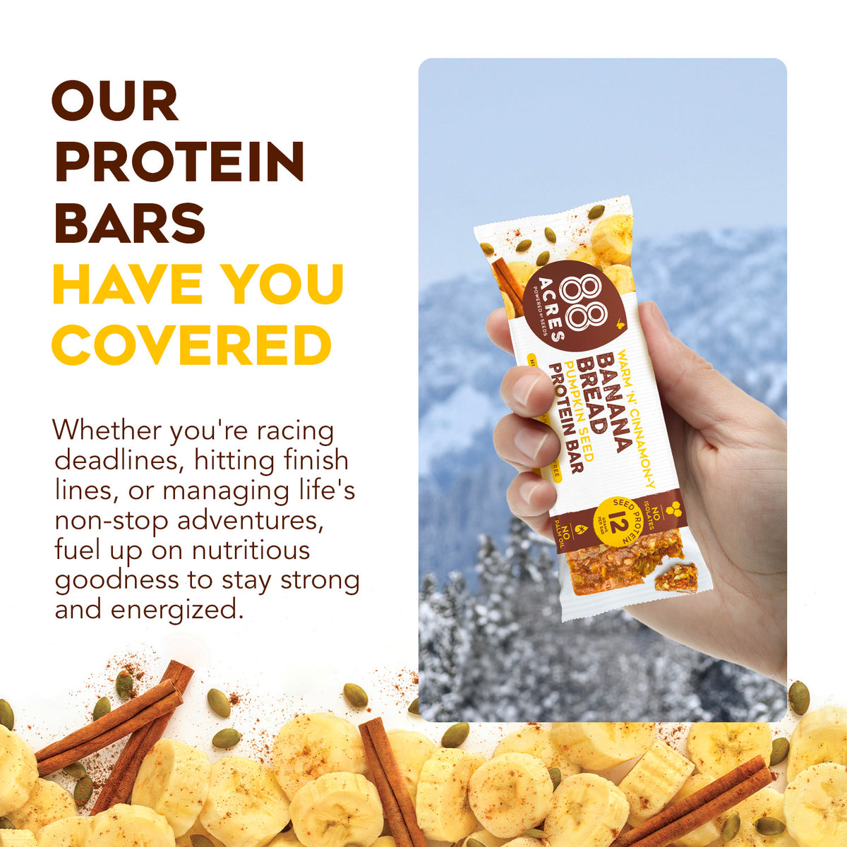 soft banana bread protein bar