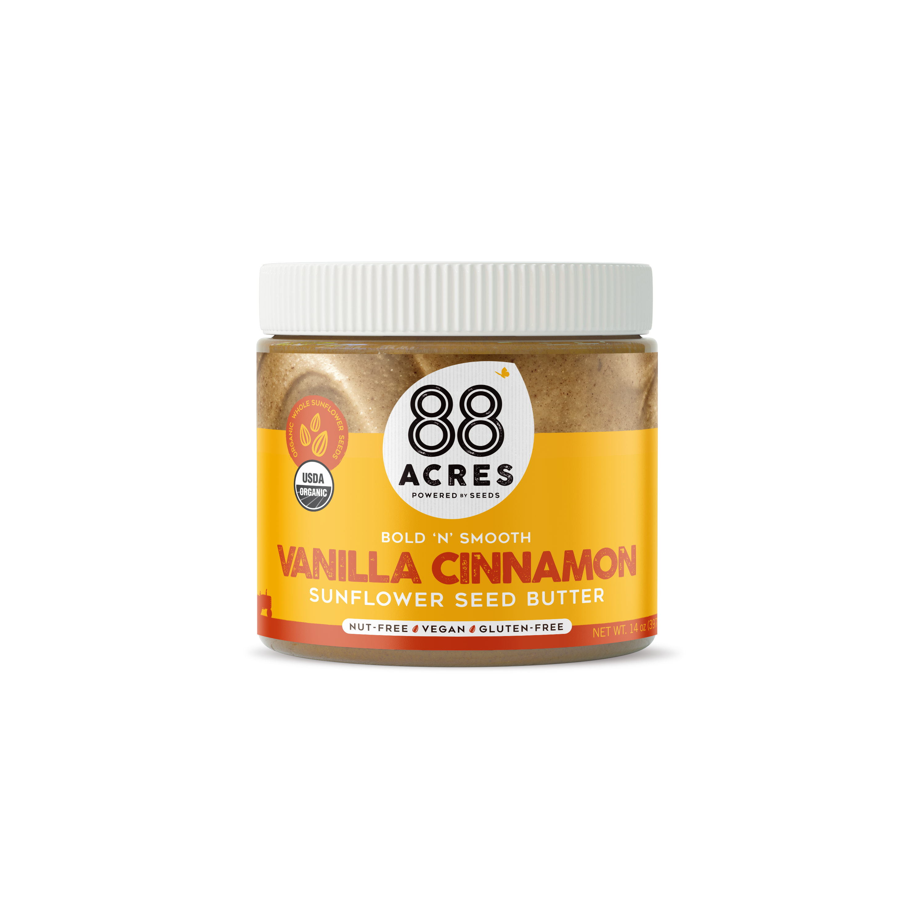 Vanilla Cinnamon Sunflower Seed Butter (14 oz Jar)