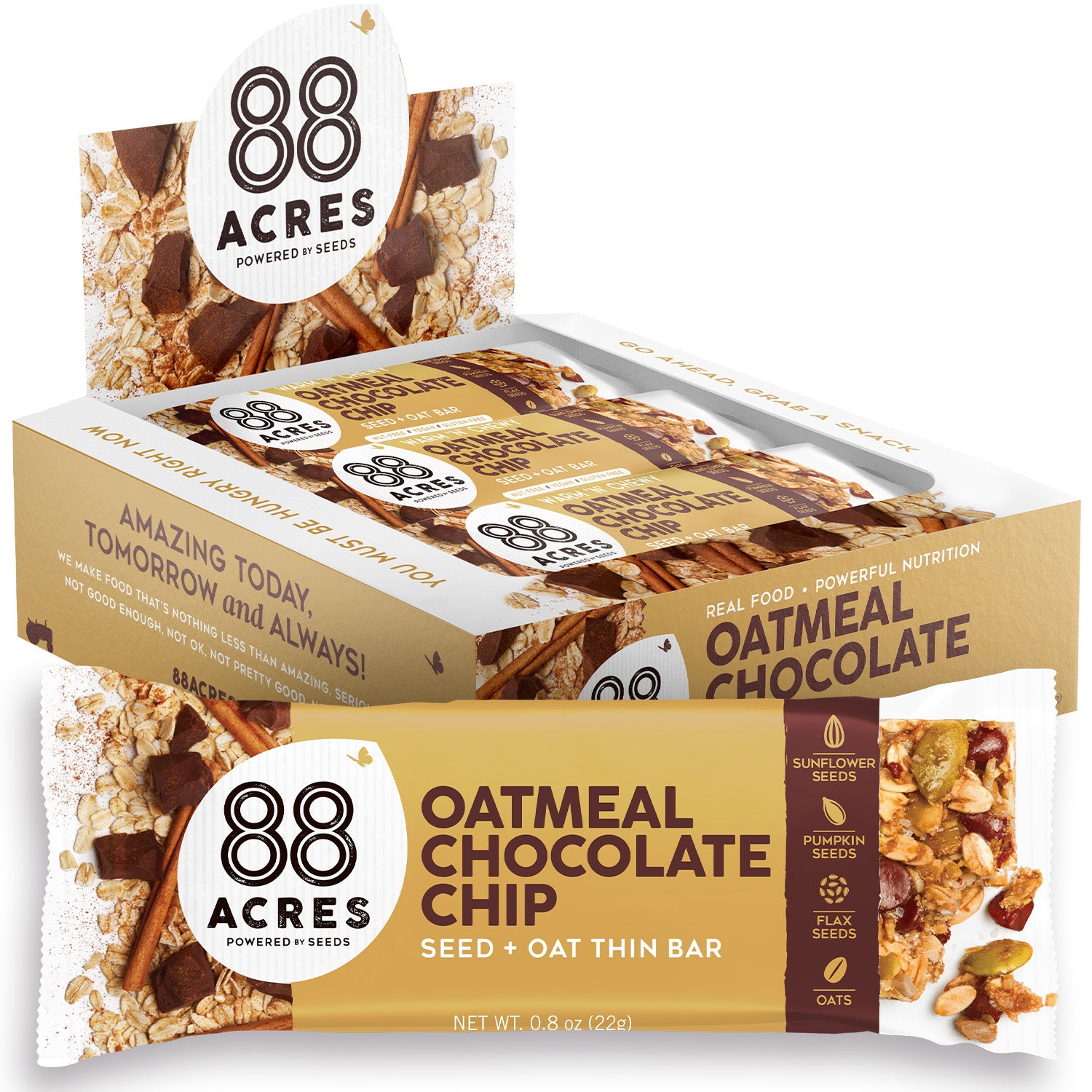 Oatmeal Chocolate Chip Seed + Oat Bars (9 Bars)