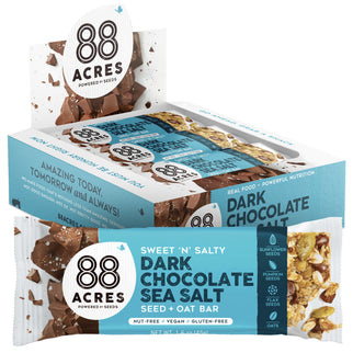 Dark Chocolate Sea Salt Seed + Oat Bars (9 Bars)