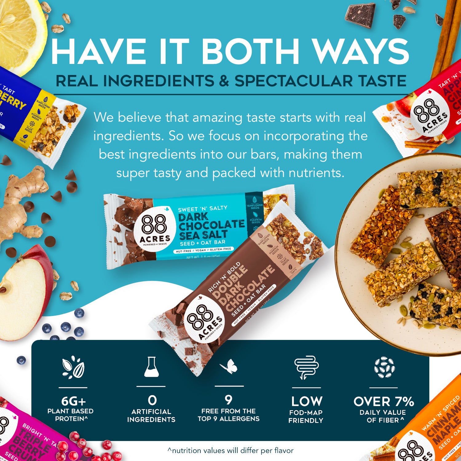 Seed + Oat Bar Sample Pack (6 Bars)