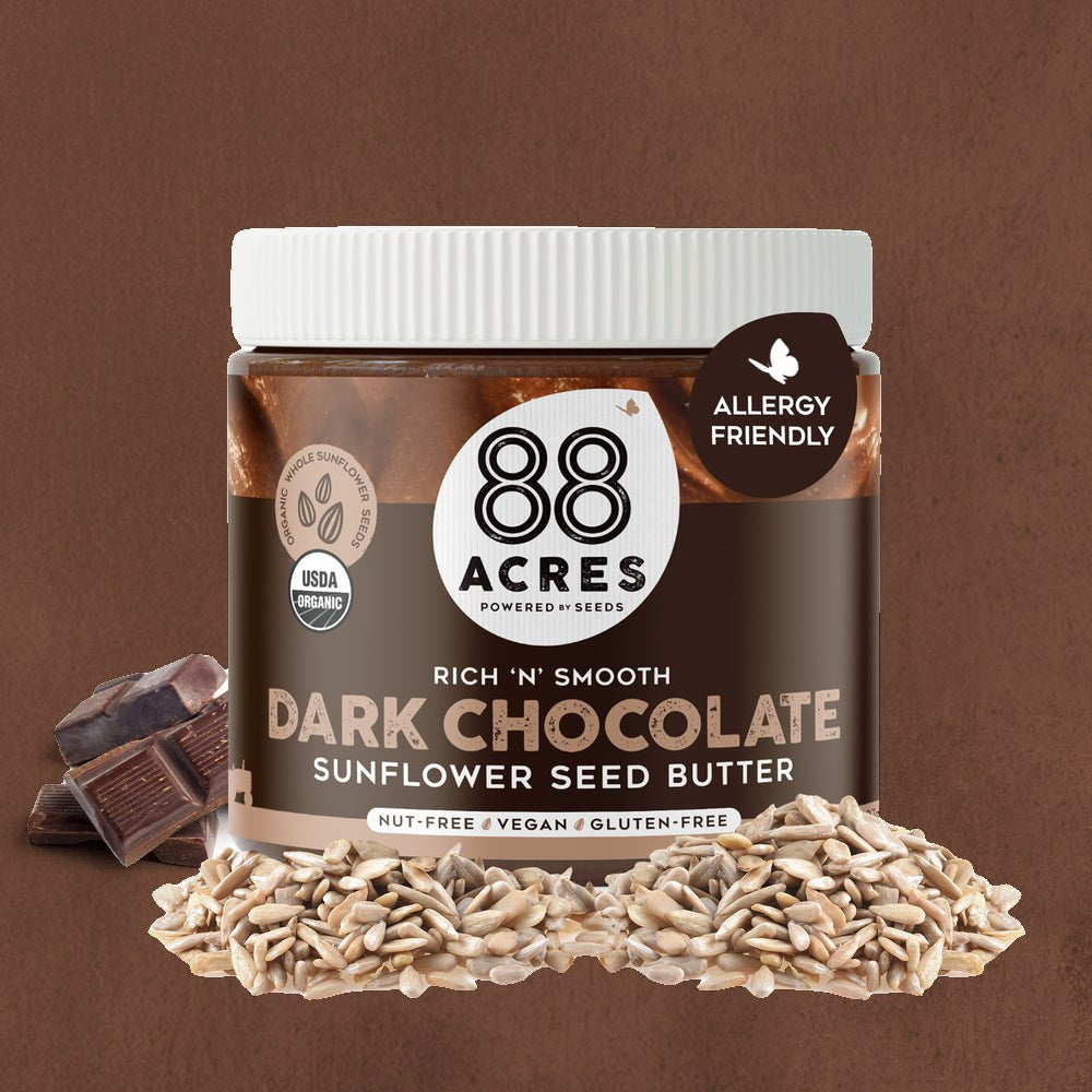 Dark Chocolate Sunflower Seed Butter jar