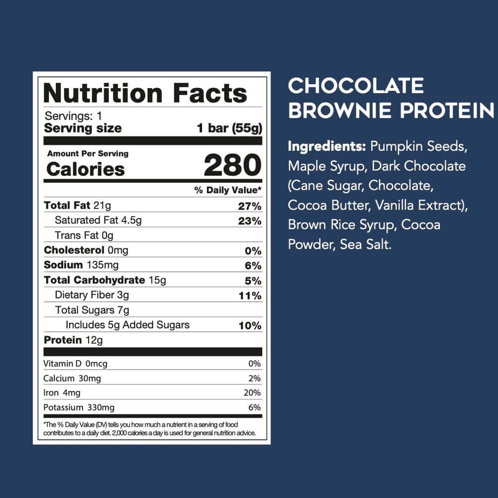 Dark Chocolate Brownie Protein Bars (9 Bars)