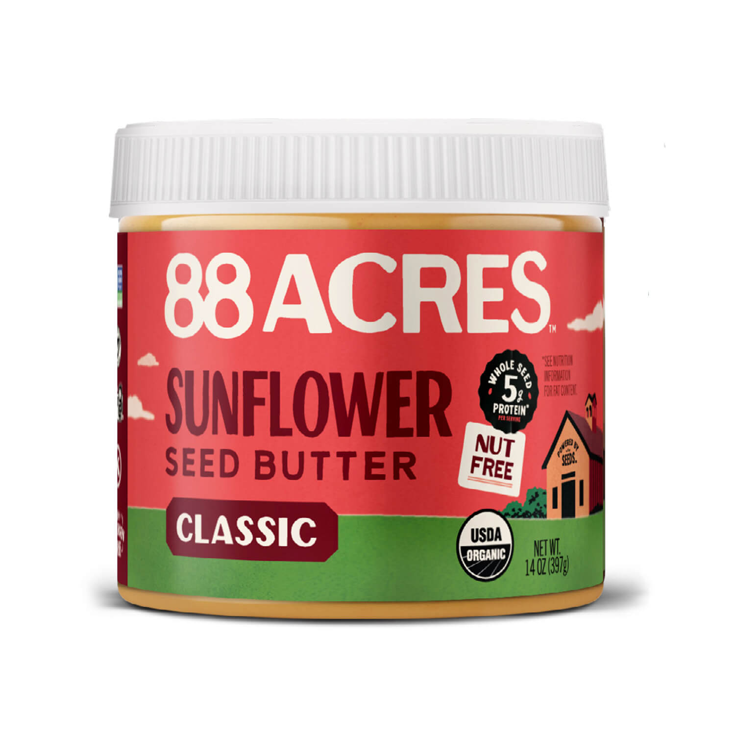 Sunflower Seed Butter (14 oz Jar)