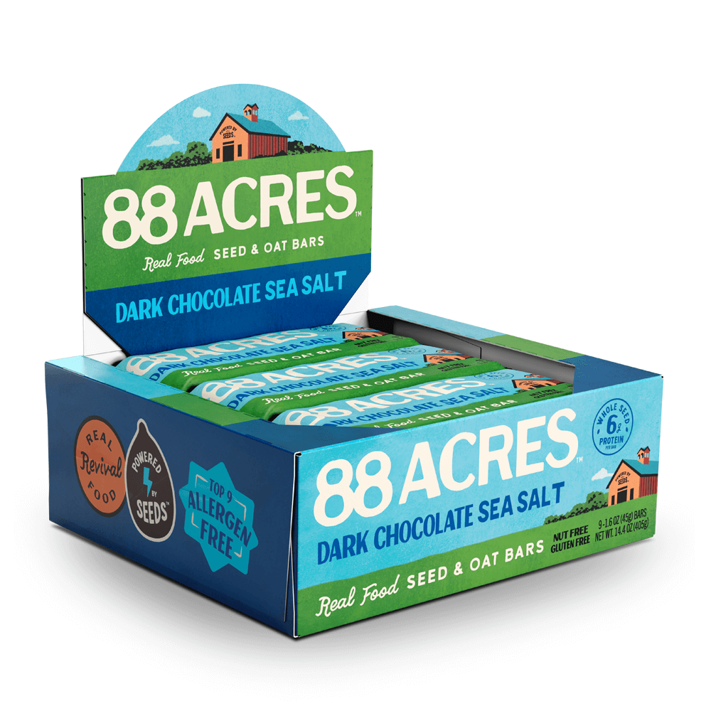 Dark Chocolate Sea Salt Seed + Oat Bars (9 Bars)