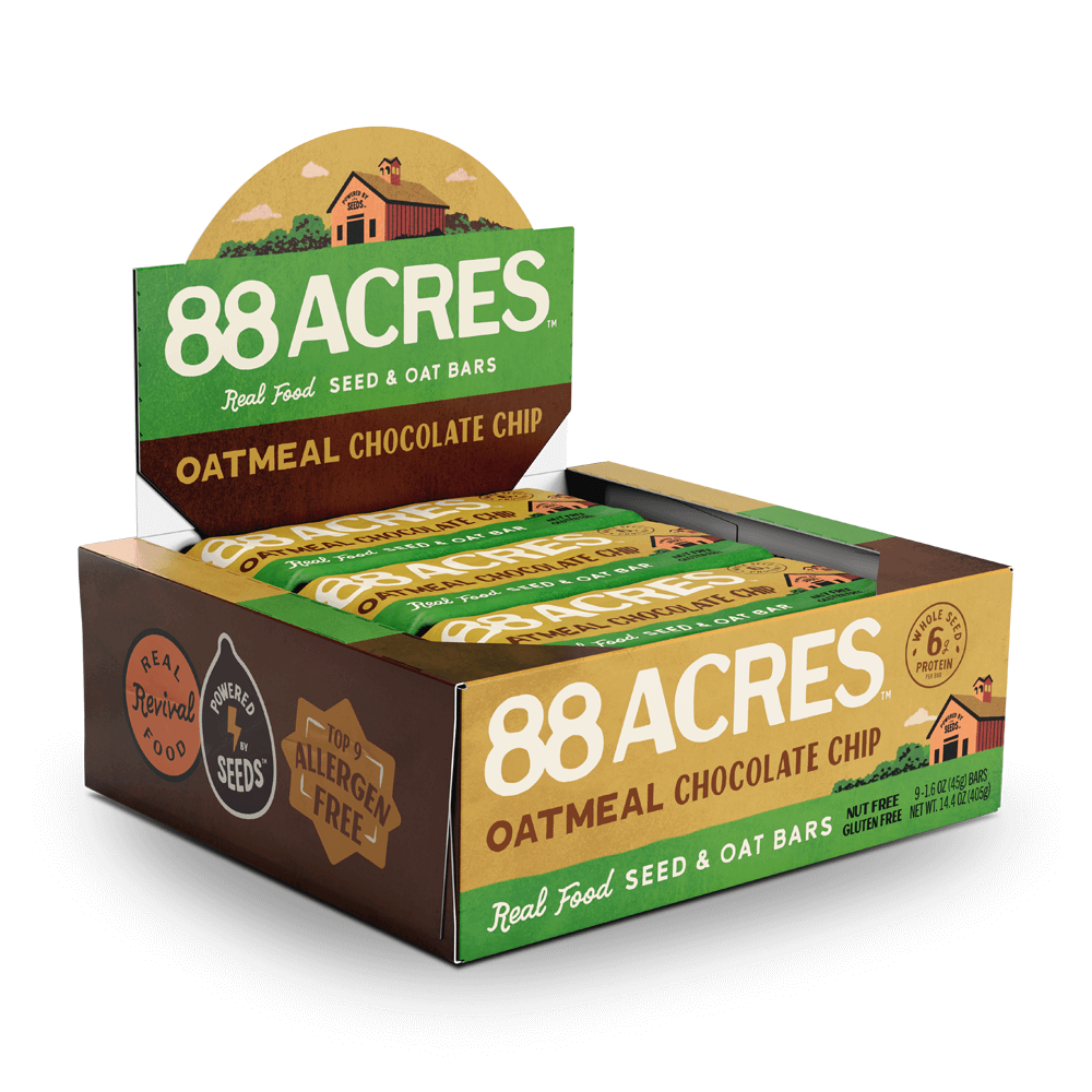 Oatmeal Chocolate Chip Seed + Oat Bars (9 Bars)