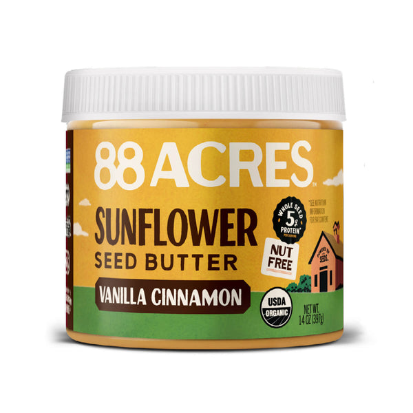 Vanilla Cinnamon Sunflower Seed Butter (14 oz Jar)