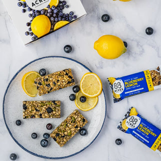 Blueberry Lemon Seed + Oat Bars (9 Bars)