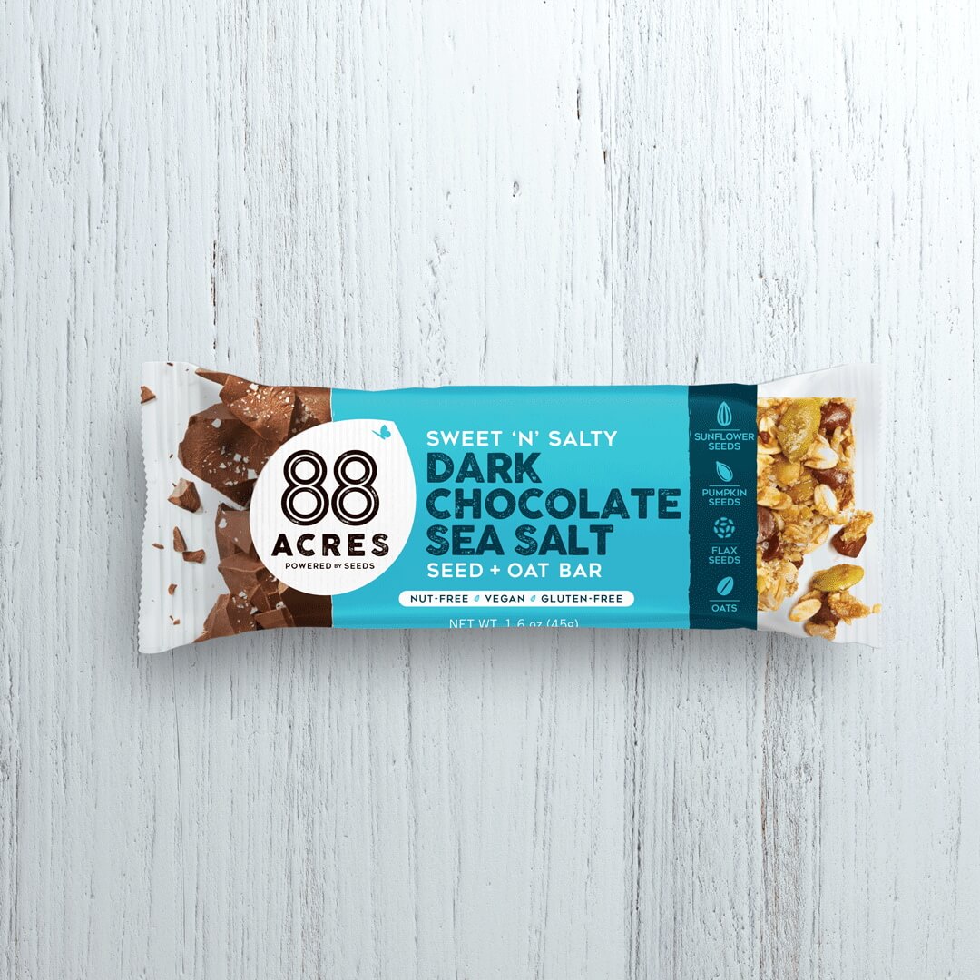 Dark Chocolate Sea Salt Seed + Oat Bars (9 Bars)